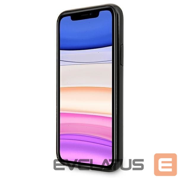 Чехол на заднюю панель Mercedes-Benz Mercedes Silver Stars Pattern Case for iPhone 11 / Xr - Black