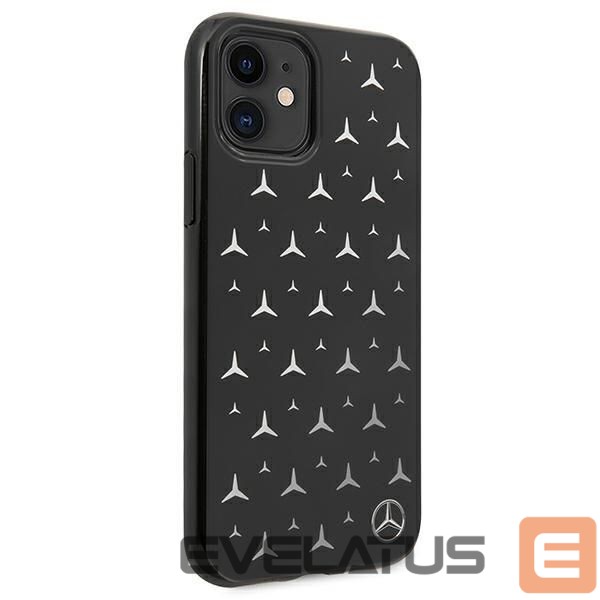 Чехол на заднюю панель Mercedes-Benz Mercedes Silver Stars Pattern Case for iPhone 11 / Xr - Black