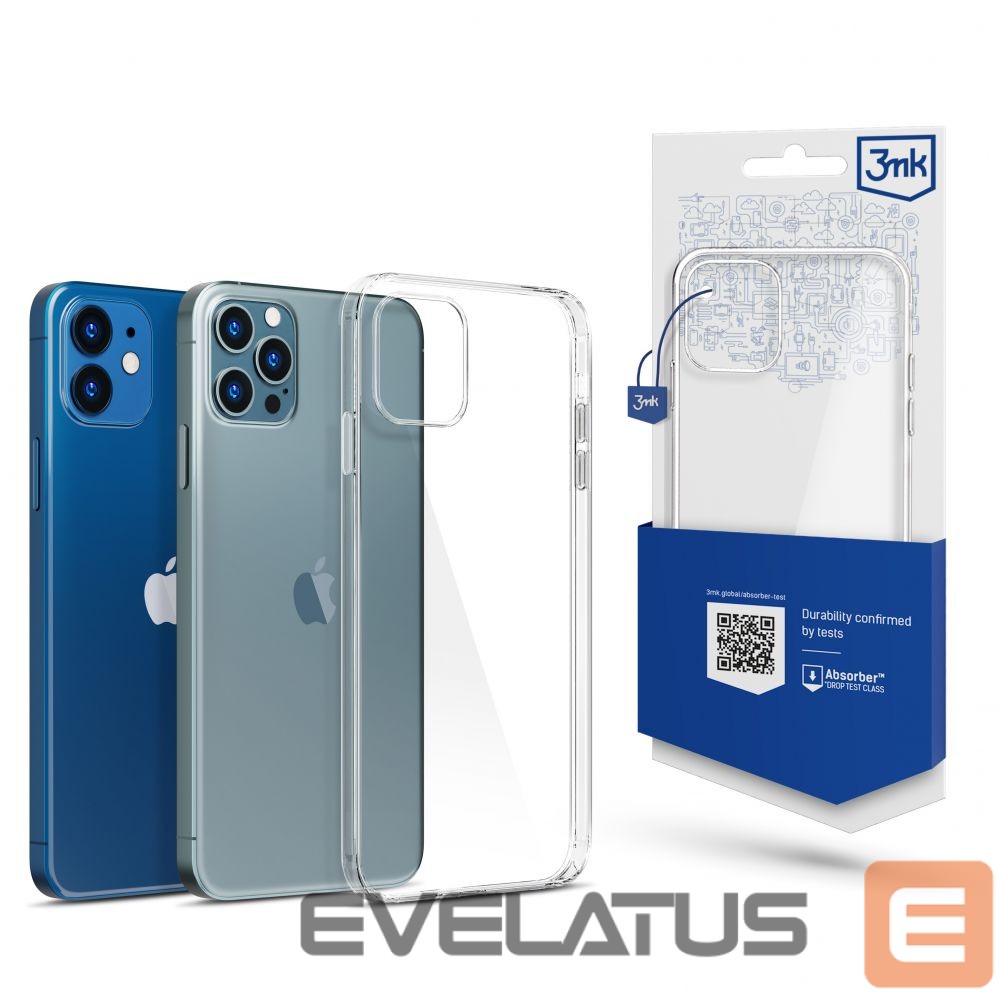 Чехол на заднюю панель 3MK Apple iPhone 12/12 Pro - 3mk Clear Case