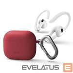 Чехол на заднюю панель UNIQ  Uniq Nexo case for AirPods 3 + Ear Hooks Silicone - red 