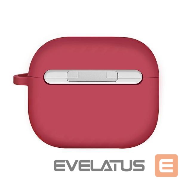 Чехол на заднюю панель UNIQ Uniq Nexo case for AirPods 3 + Ear Hooks Silicone - red
