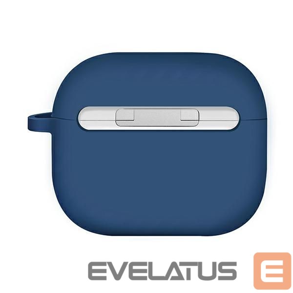Чехол на заднюю панель UNIQ Uniq Nexo case for AirPods 3 + Ear Hooks Silicone - blue