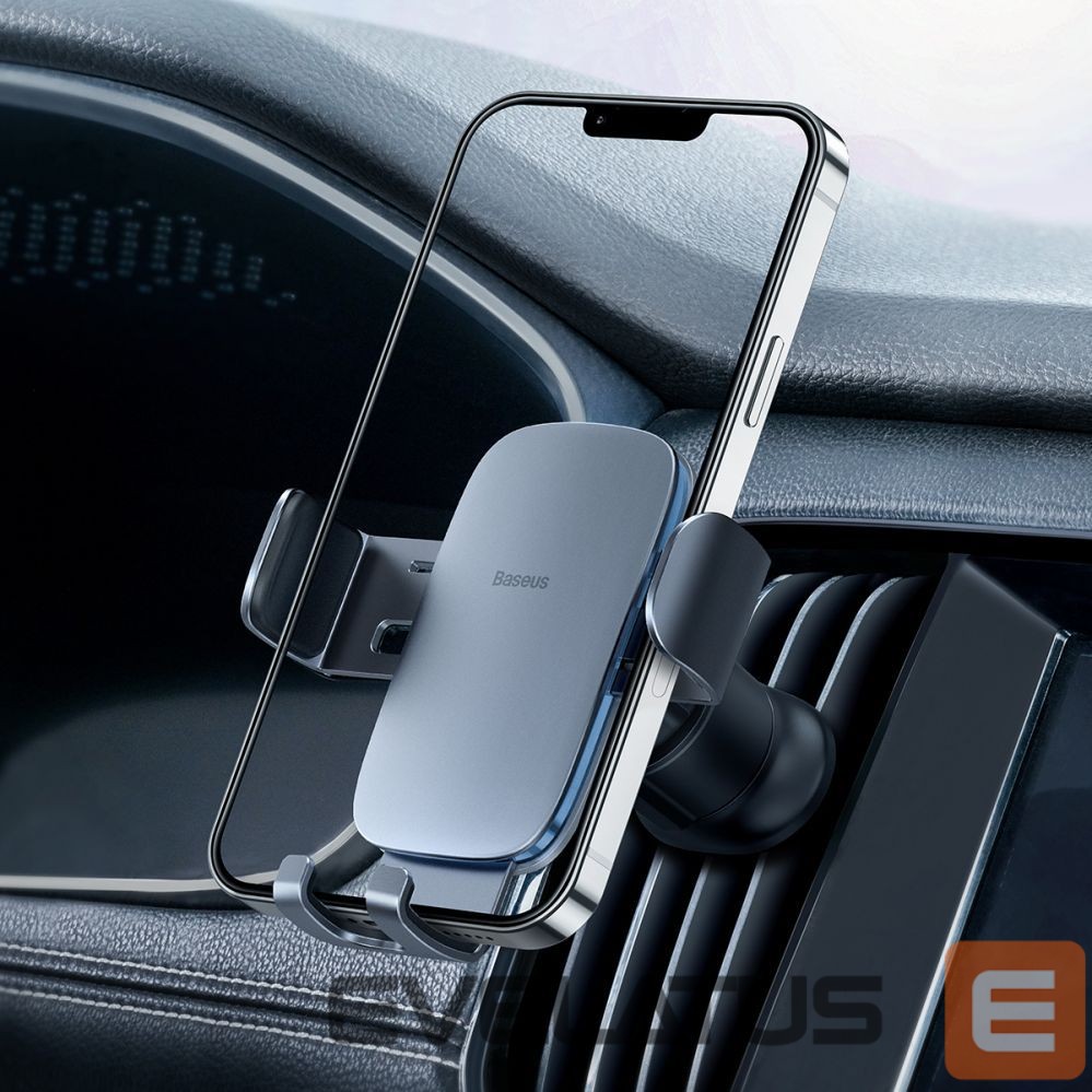 Авто держатель Baseus Baseus Metal Age II gravitational car phone holder for ventilation grille dark gray (SUJS000013)