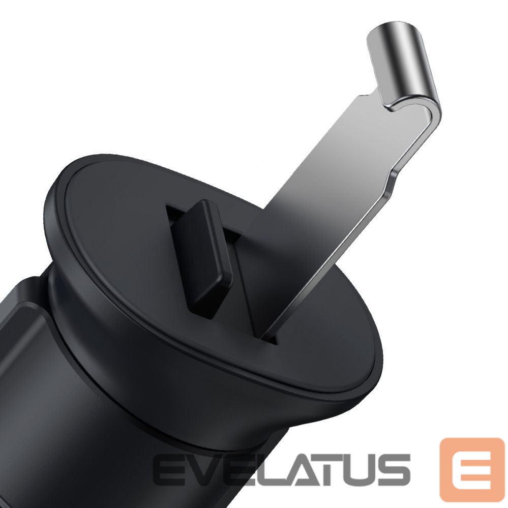 Авто держатель Baseus Baseus Metal Age II gravitational car phone holder for ventilation grille dark gray (SUJS000013)
