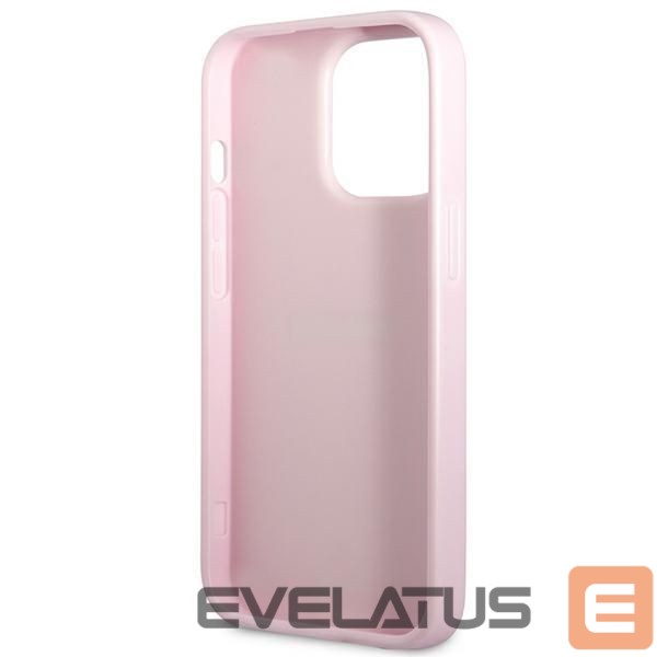 Чехол на заднюю панель Guess Guess GUHCP13LPSASBPU iPhone 13 Pro / 13 6.1" purple/purple Saffiano Hot Stamp & Metal Logo
