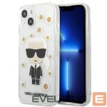 Чехол на заднюю панель Karl Lagerfeld  Karl Lagerfeld KLHCP13SHFLT iPhone 13 mini 5,4" przezroczysty/transparent Flower Ikonik Karl 