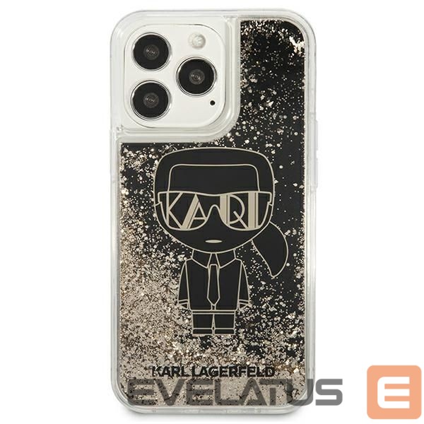 Чехол на заднюю панель Karl Lagerfeld Karl Lagerfeld KLHCP13XLGGKBK iPhone 13 Pro Max 6,7" czarny/black hardcase Liquid Glitter Gatsby