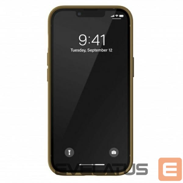 Чехол на заднюю панель Adidas Adidas OR Moulded PU iPhone 13 Pro / 13 6,1" beżowo-złoty/beige-gold 47806
