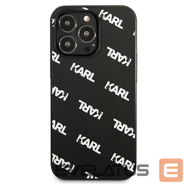 Чехол на заднюю панель Karl Lagerfeld Karl Lagerfeld Allover Case for iPhone 13 Pro / iPhone 13 - Black