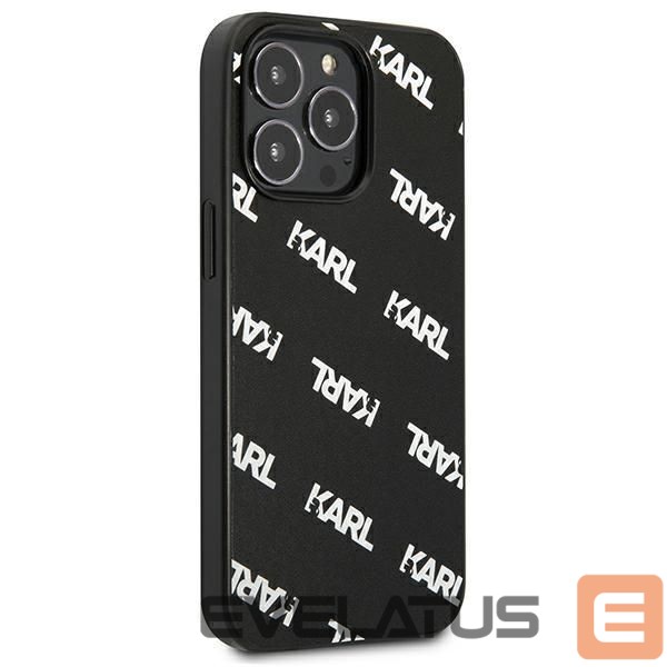 Чехол на заднюю панель Karl Lagerfeld Karl Lagerfeld Allover Case for iPhone 13 Pro / iPhone 13 - Black