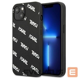 Чехол на заднюю панель Karl Lagerfeld  Karl Lagerfeld Allover Case for iPhone 13 mini - Black 
