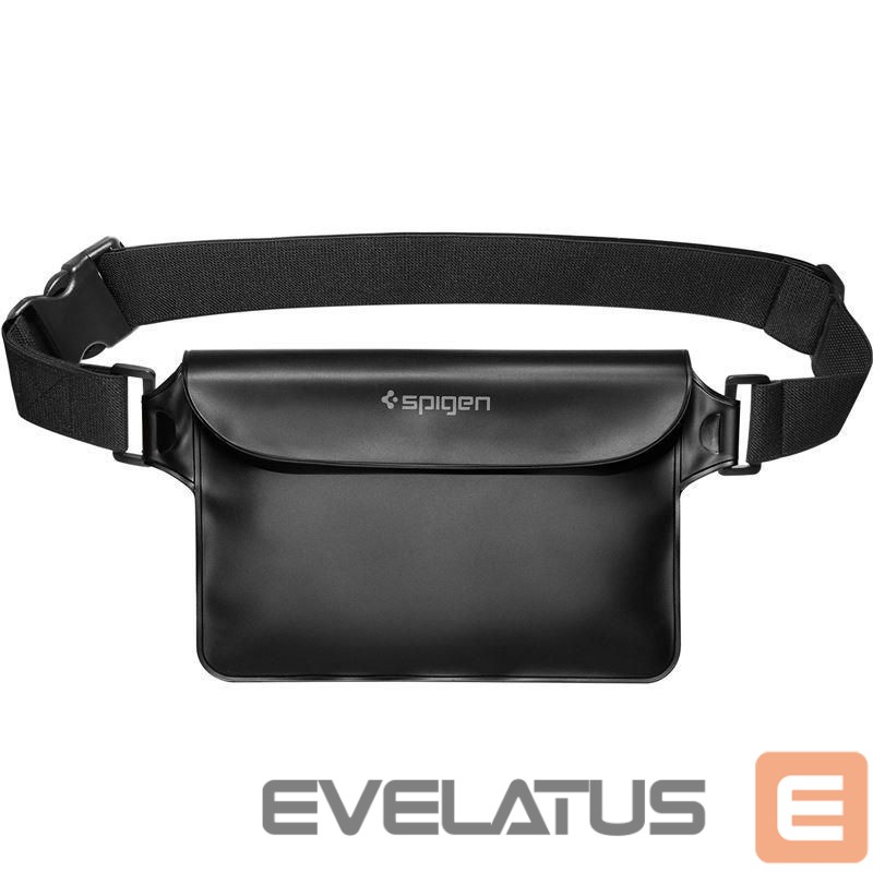 Чехол универсальный для спорта Spigen Spigen Aqua Shield A621 Waterproof Hip Bag + Floating Case - Black