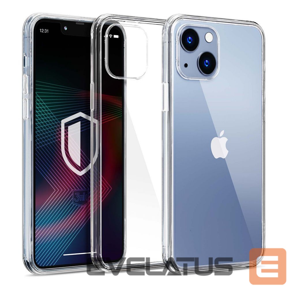 Чехол на заднюю панель 3MK Case for iPhone 14 silicone from the 3mk Clear Case series - transparent