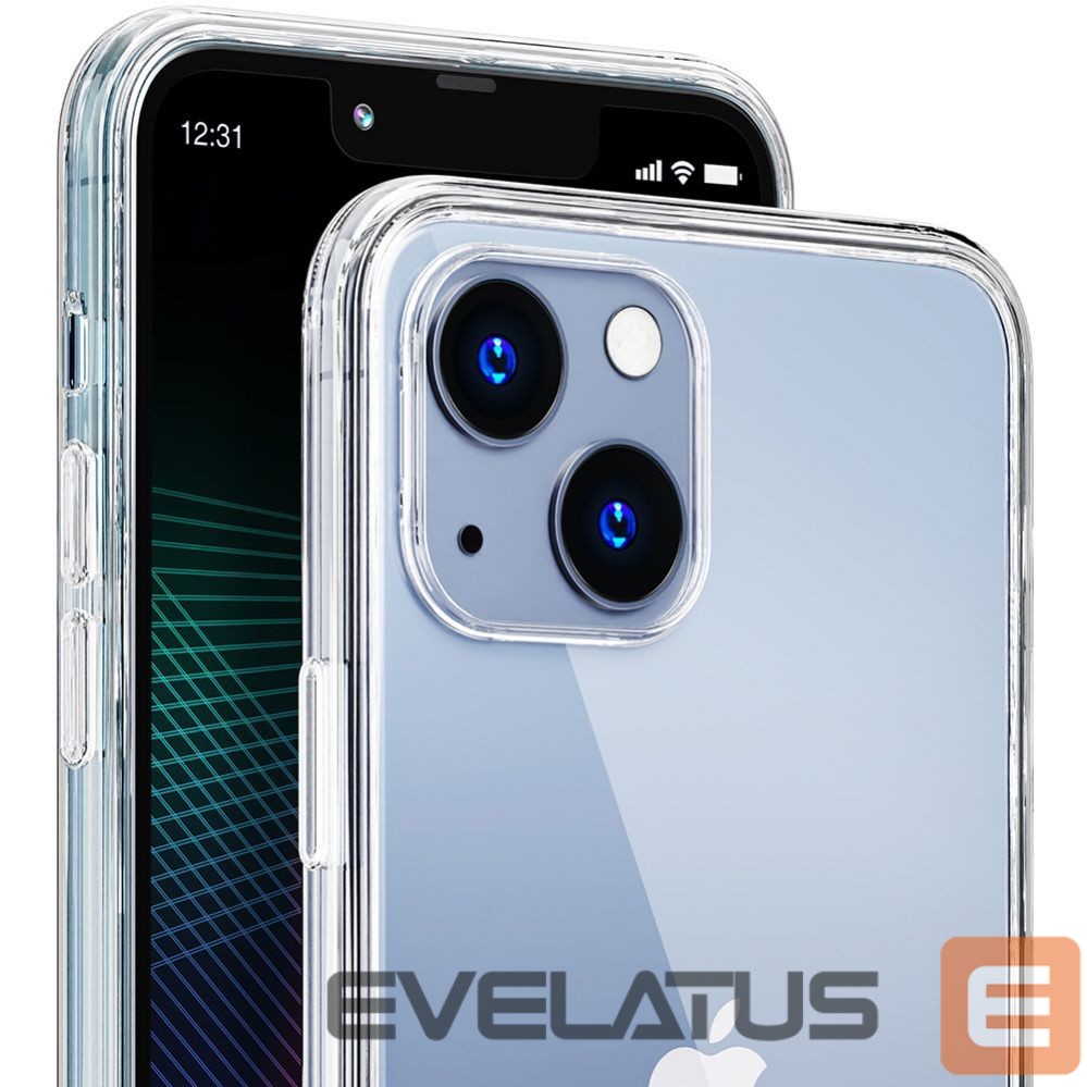 Чехол на заднюю панель 3MK Case for iPhone 14 silicone from the 3mk Clear Case series - transparent