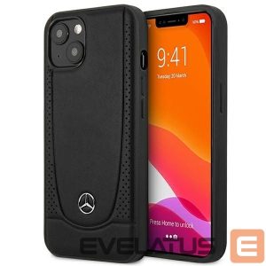 Чехол на заднюю панель Mercedes-Benz  Mercedes MEHCP14MARMBK iPhone 14 Plus 6.7 "black / black hardcase Leather Urban 