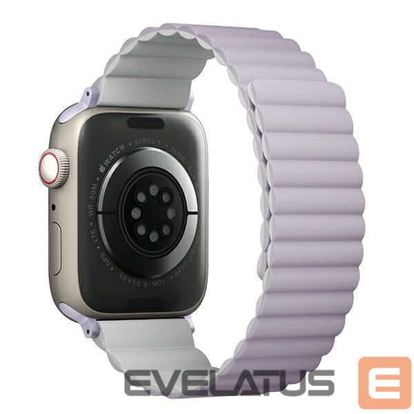 Чехол на заднюю панель UNIQ Uniq Revix strap for Apple Watch 1/2/3/4/5/6/7/8/SE/SE2/Ultra 42/44/45/49mm - lilac-white