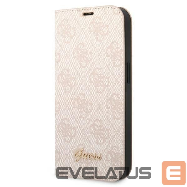 Чехол на заднюю панель Guess Guess GUBKP14XHG4SHP iPhone 14 Pro Max 6.7 "pink / pink book 4G Vintage Gold Logo