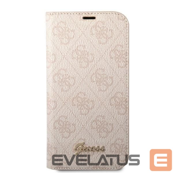 Чехол на заднюю панель Guess Guess GUBKP14XHG4SHP iPhone 14 Pro Max 6.7 "pink / pink book 4G Vintage Gold Logo