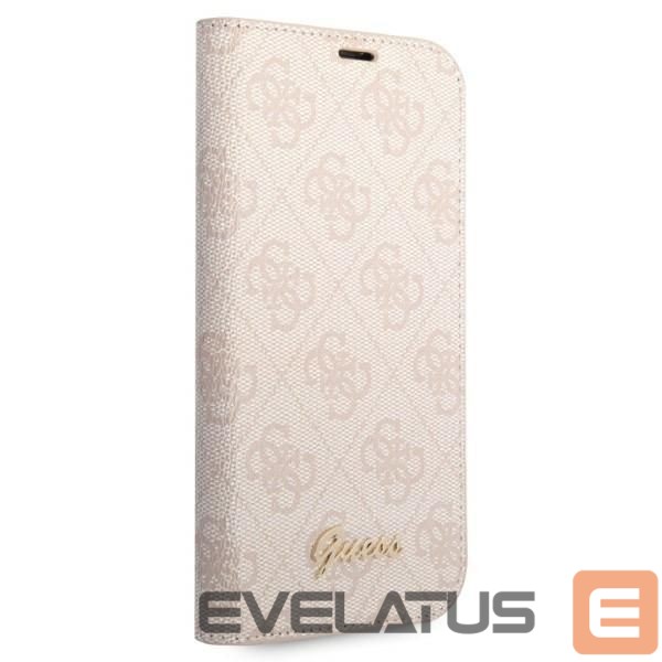 Чехол на заднюю панель Guess Guess GUBKP14XHG4SHP iPhone 14 Pro Max 6.7 "pink / pink book 4G Vintage Gold Logo
