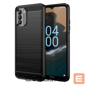 Чехол на заднюю панель Hurtel  Carbon Case cover for Nokia G400 flexible silicone carbon cover black 