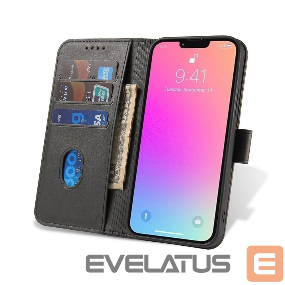 Чехол на заднюю панель Hurtel Magnet Case case for Vivo X80 Pro flip cover wallet stand black