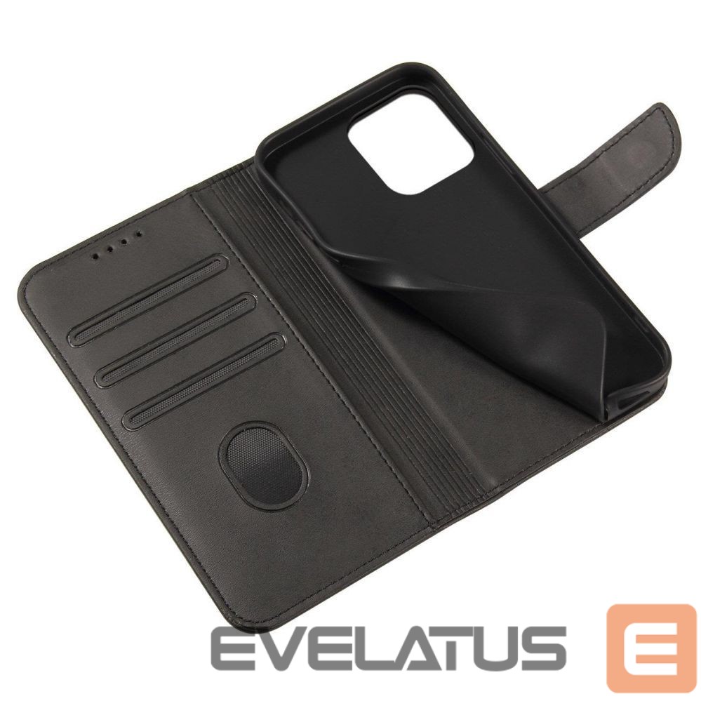 Чехол на заднюю панель Hurtel Magnet Case case for Vivo X80 Pro flip cover wallet stand black