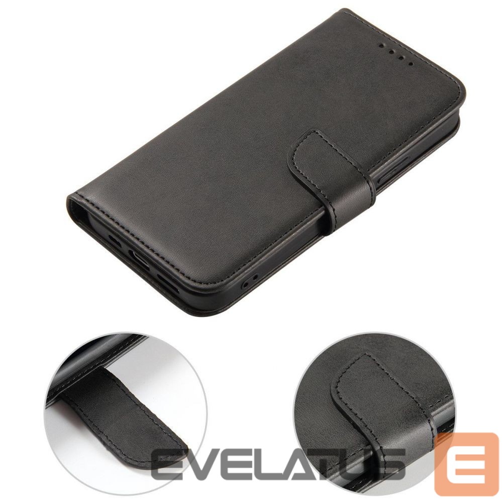 Чехол на заднюю панель Hurtel Magnet Case case for Vivo Y16 flip cover wallet stand black