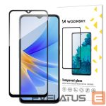 Защитное стекло Wozinsky  Wozinsky Full Glue Tempered Glass Tempered Glass For Oppo A17 9H Full Screen Cover With Black Frame 