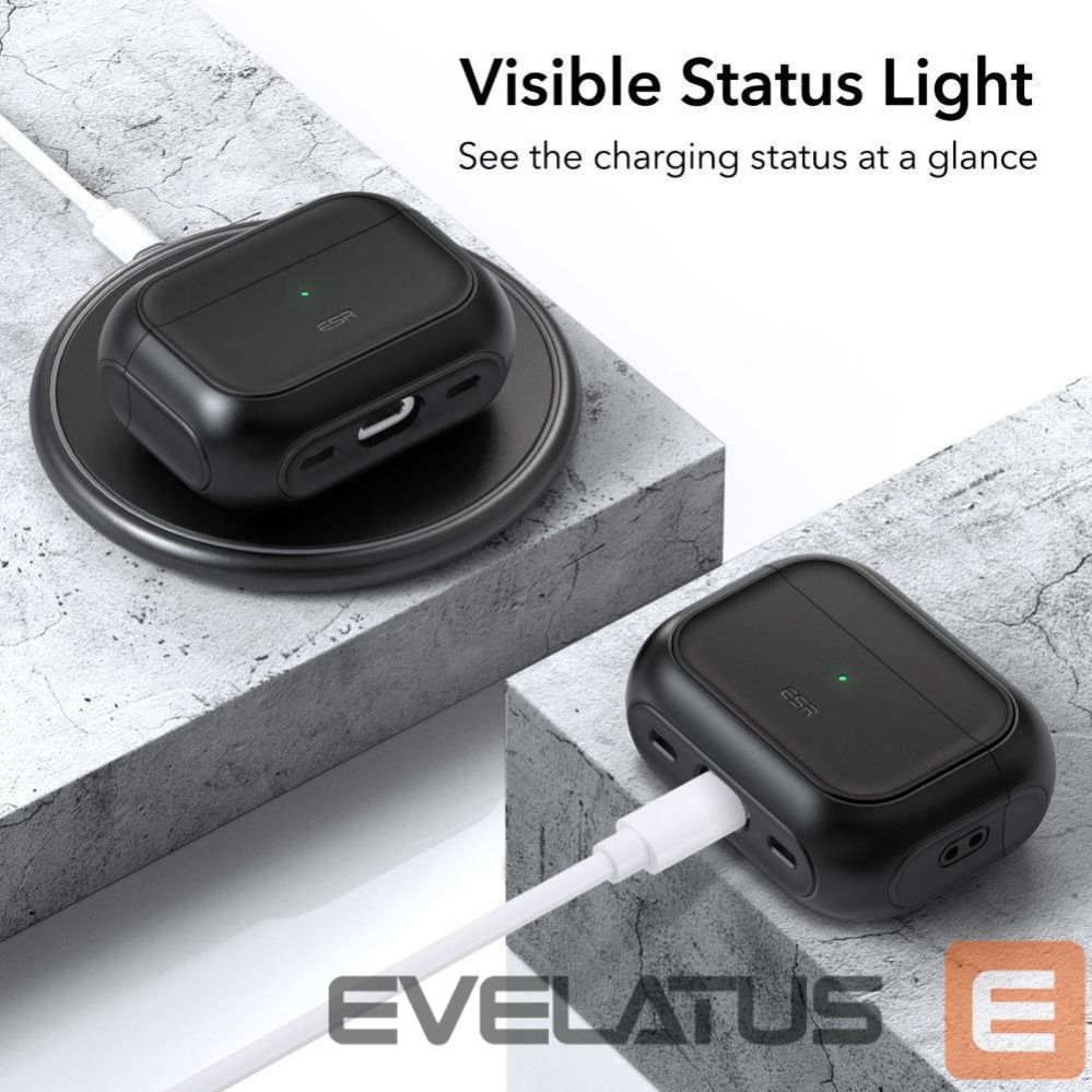 Чехол на заднюю панель ESR ESR Orbit Halolock with MagSafe for Apple AirPods Pro 1 / 2 - black