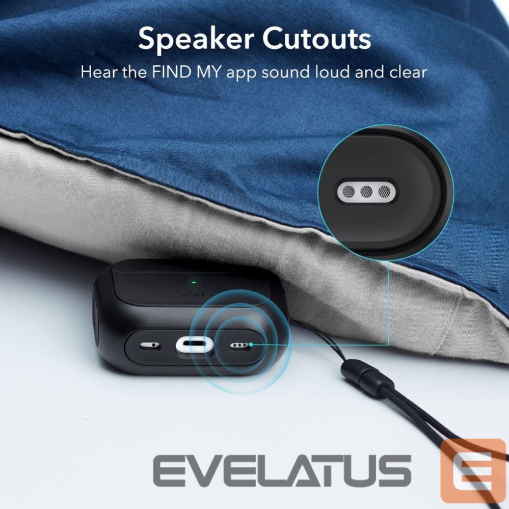 Чехол на заднюю панель ESR ESR Orbit Halolock with MagSafe for Apple AirPods Pro 1 / 2 - black