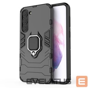 Чехол на заднюю панель Hurtel  Ring Armor case for Samsung Galaxy S23+ armored cover magnetic holder ring black 