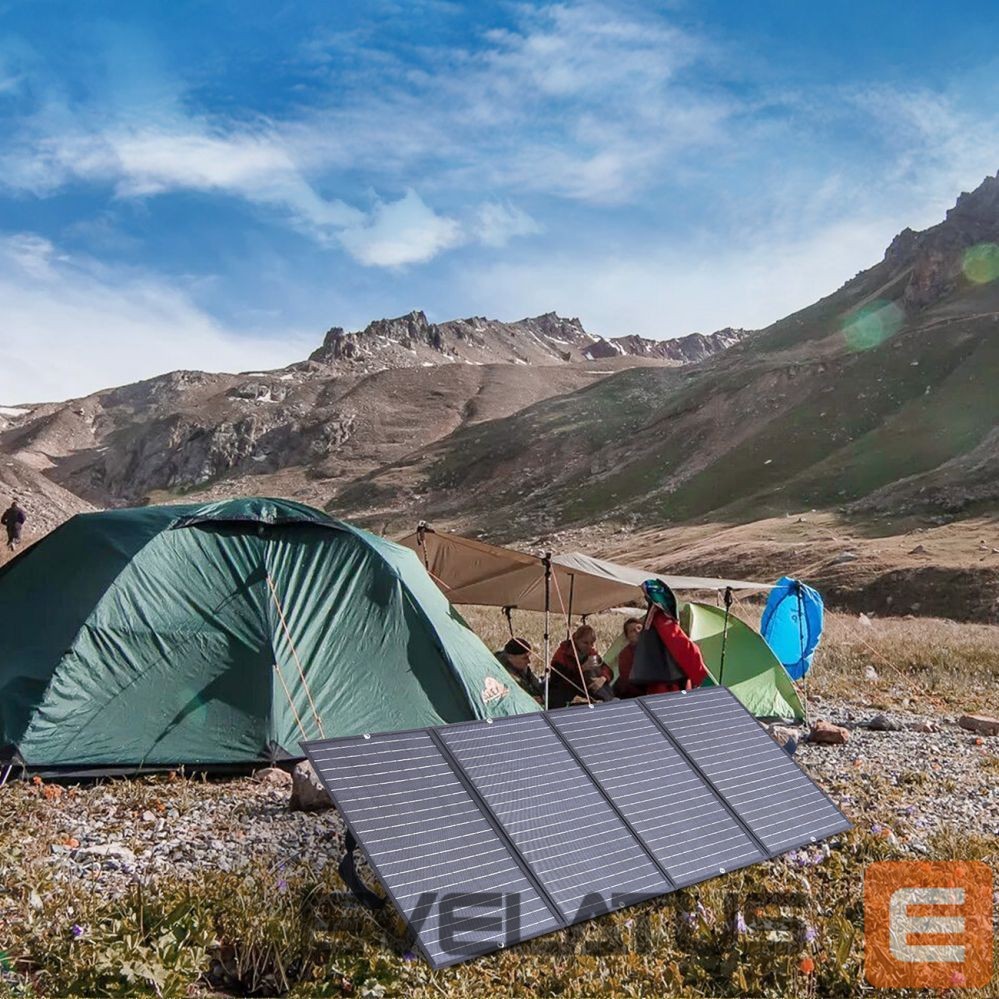 Адаптер Choetech Choetech SC010 solar tourist charger, foldable, 160W - black