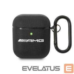 Чехол на заднюю панель Mercedes-Benz  AMG AMA2SLWK AirPods cover black/black Leather 