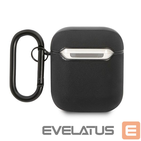 Чехол на заднюю панель Mercedes-Benz AMG AMA2SLWK AirPods cover black/black Leather