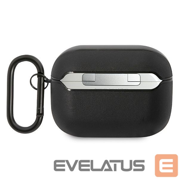 Чехол на заднюю панель Mercedes-Benz AMG Leather Big Logo case for AirPods Pro - black