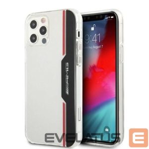 Чехол на заднюю панель Mercedes-Benz  AMG Electroplate Vertical case for iPhone 12 / iPhone 12 Pro - transparent 