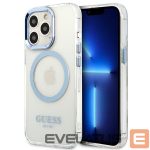 Чехол на заднюю панель Guess  Blue || Transparent 