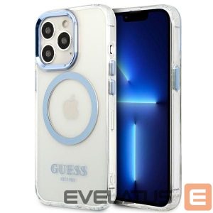 Чехол на заднюю панель Guess  Blue || Transparent 
