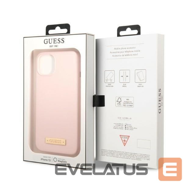 Чехол на заднюю панель Guess Pink