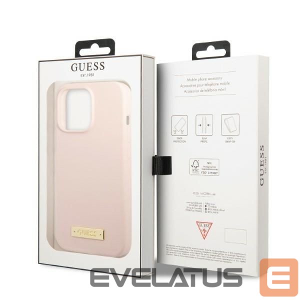 Чехол на заднюю панель Guess Pink