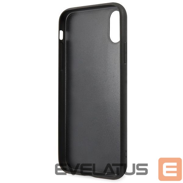 Чехол на заднюю панель Karl Lagerfeld Karl Lagerfeld Saffiano Karl&Choupette Head case for iPhone XS Max - black