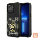 Чехол на заднюю панель Karl Lagerfeld  Karl Lagerfeld Karlimals Cardslot case for iPhone 13 Pro / iPhone 13 - black 