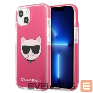 Чехол на заднюю панель Karl Lagerfeld  Karl Lagerfeld Choupette Head case for iPhone 13 - fuchsia 