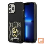 Чехол на заднюю панель Karl Lagerfeld  Karl Lagerfeld Karlimals Cardslot case for iPhone 13 Pro Max - black 
