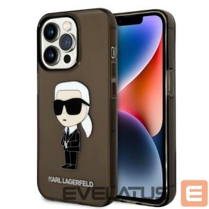 Чехол на заднюю панель Karl Lagerfeld  Karl Lagerfeld Ikonik Karl case for iPhone 14 Pro Max - black 