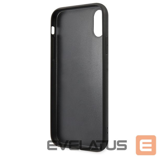 Чехол на заднюю панель Karl Lagerfeld Karl Lagerfeld Saffiano Karl&Choupette Head case for iPhone X/XS - black