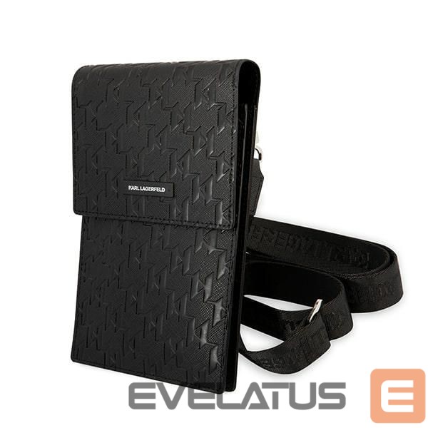 Другой аксессуар для телефона Karl Lagerfeld Karl Lagerfeld Handbag KLWBSAMSMK black/black Monogram Plate