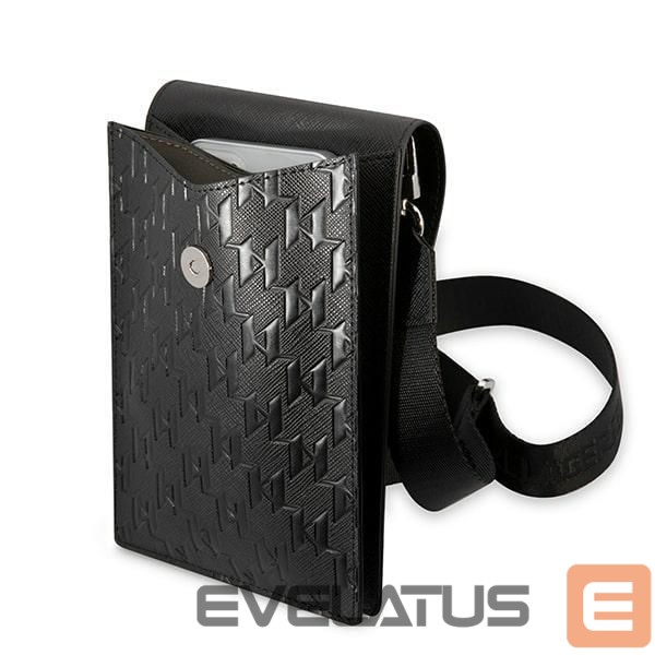 Другой аксессуар для телефона Karl Lagerfeld Karl Lagerfeld Handbag KLWBSAMSMK black/black Monogram Plate