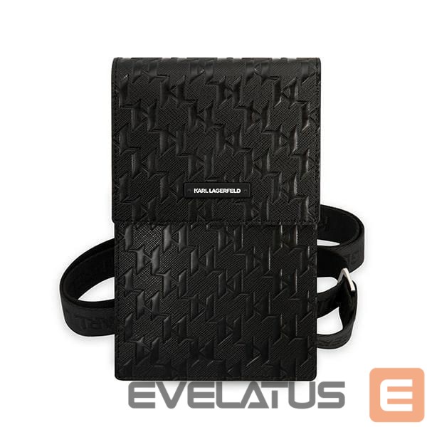Другой аксессуар для телефона Karl Lagerfeld Karl Lagerfeld Handbag KLWBSAMSMK black/black Monogram Plate