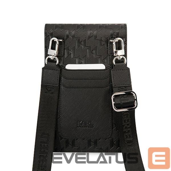 Другой аксессуар для телефона Karl Lagerfeld Karl Lagerfeld Handbag KLWBSAMSMK black/black Monogram Plate